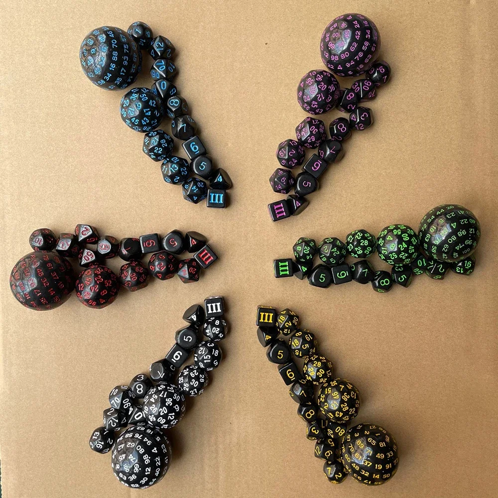 Polyhedral Dice Set 15Pcs