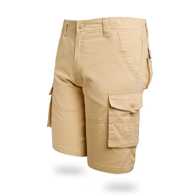 

MRMT 2023 Brand New Men's Shorts Overalls Military Pants Large Size Men's Five-point Pants Casual Pants Pure Cotton