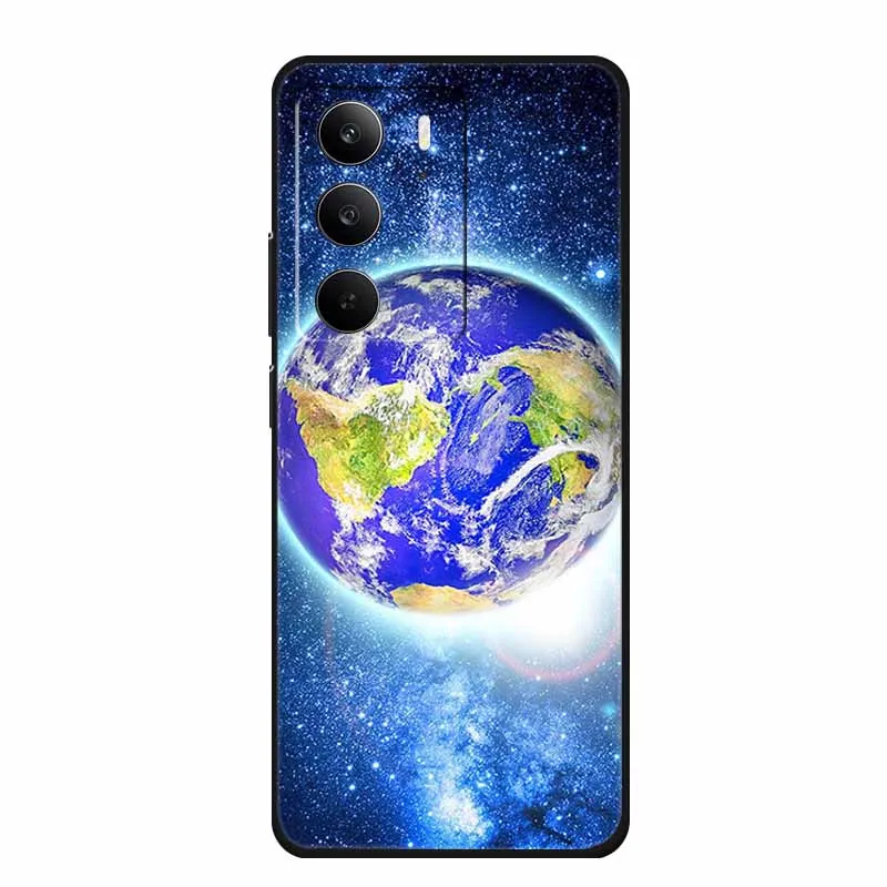 Fashion Black Silicone Soft Phone Case - Protective Back Cover