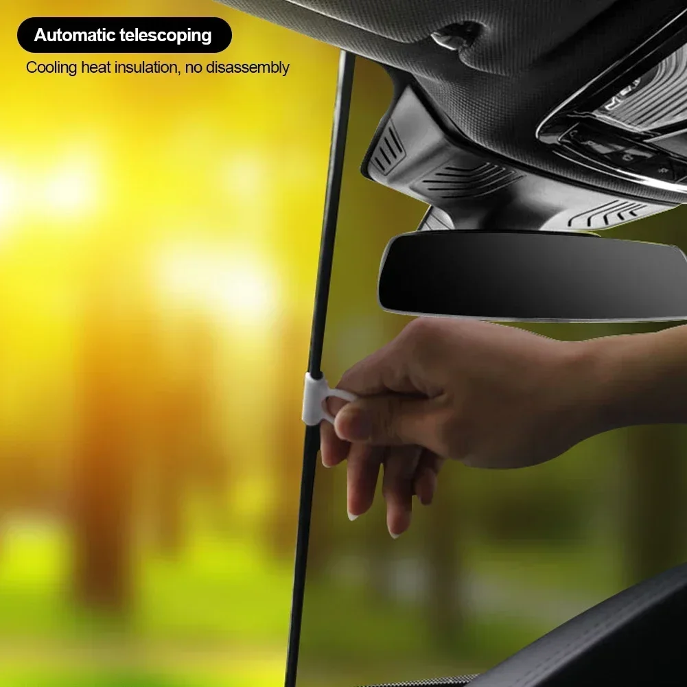 Car Windshield Sunshade car sunshade windshield sunshade windshield sun shade 125x58cm Screen Cover Sunshade Protector Front Rear Side Windshield Solar Protection Car Accessories