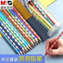 

Groove Pencil Only For Pupils First Grade Children Groove Pencil Kindergarten Triangle Triangular Non-Toxic 2bhb