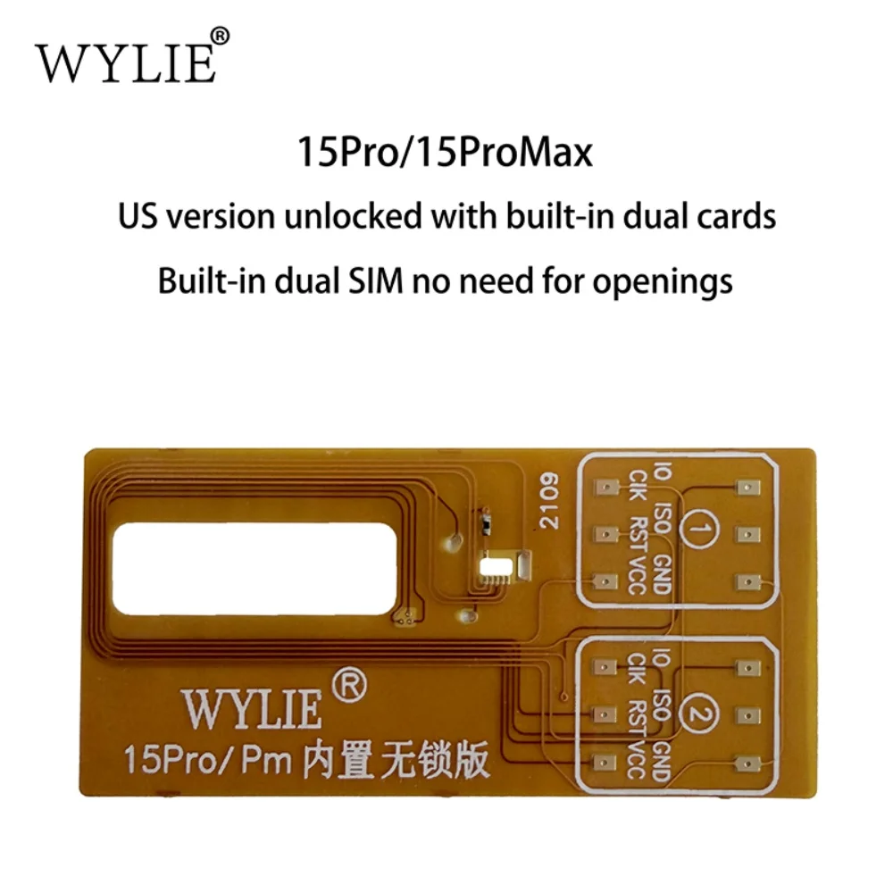 WYLIE 미국 버전 eSIM에서 SIM 듀얼 카드 플렉스 카드로 변환 ? 파운드(lb) ? 이너뷰트 MEP 통합 솔루션은 아이폰 15 ProMax용 슈퍼 스노우 IC를 지원합니다.