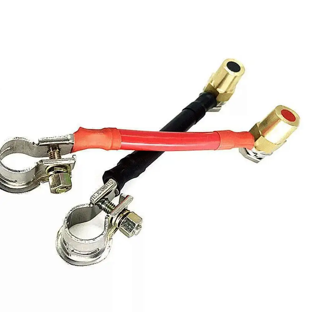 35 Quadratische Autobatterie-Verlängerungskabel für Plus- und Minuspol, modifizierter Anschlussadapter, 10 cm Kabellänge, LKW Q2C4 – Detail 1