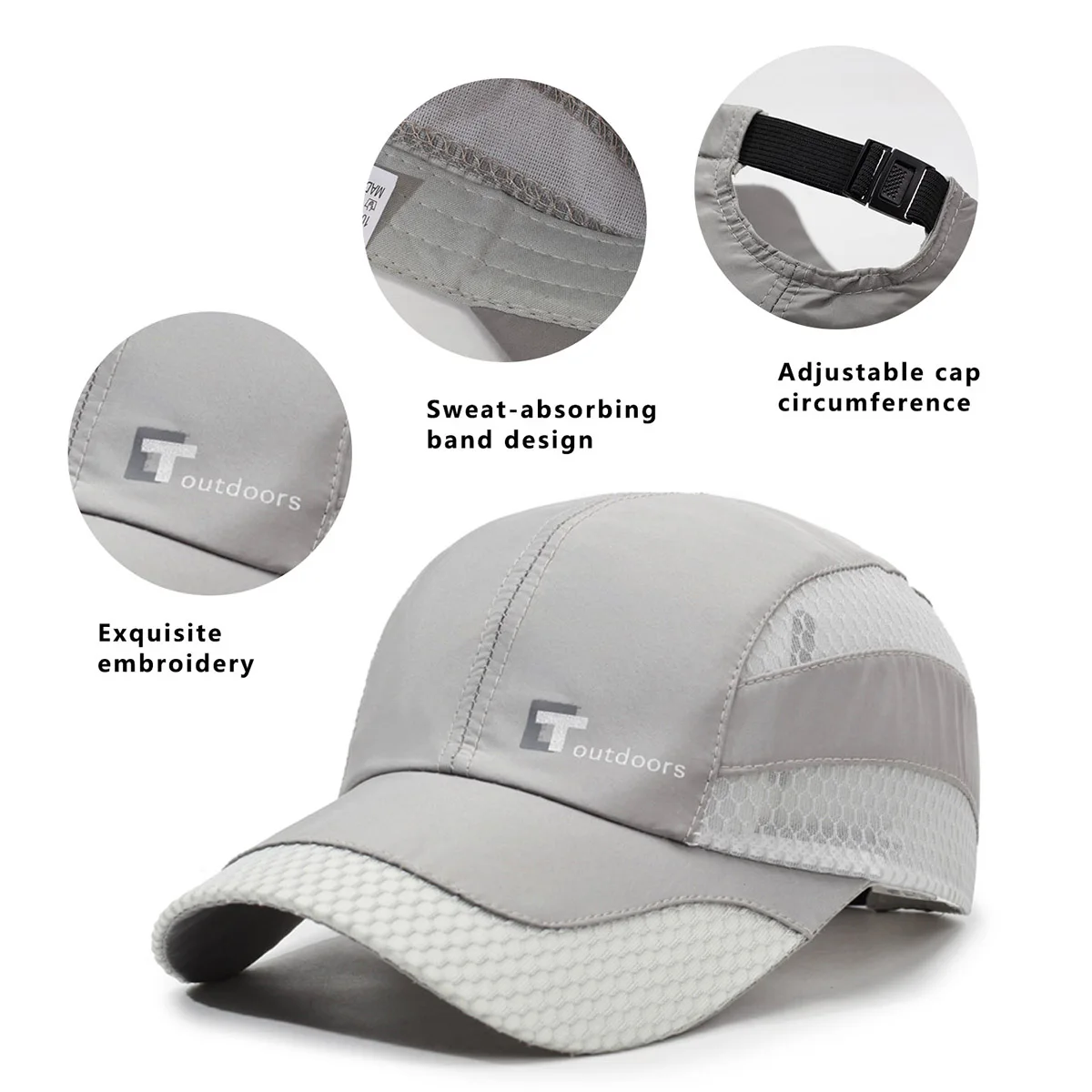 The New Spring Sun Hat Outdoor Travel Baseball Cap Sports Breathable Hat Screening Speed Dry Hat
