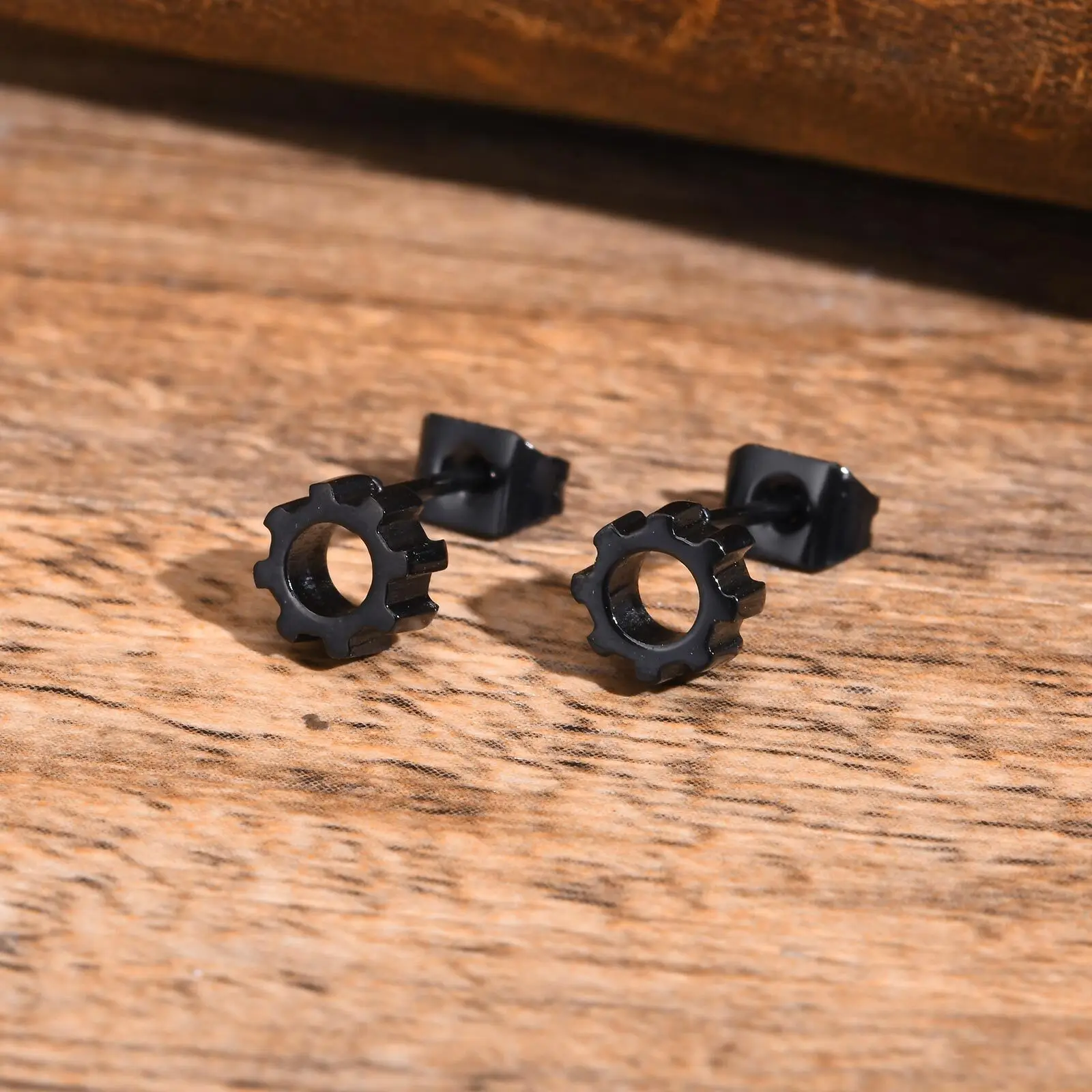 6 mm kleine süße Rauten-Schraubkugel-Ohrstecker für Damen/Herren, geometrische sechseckige Ohrknochen-Ohrstecker, einfacher Schmuck – Detail 8