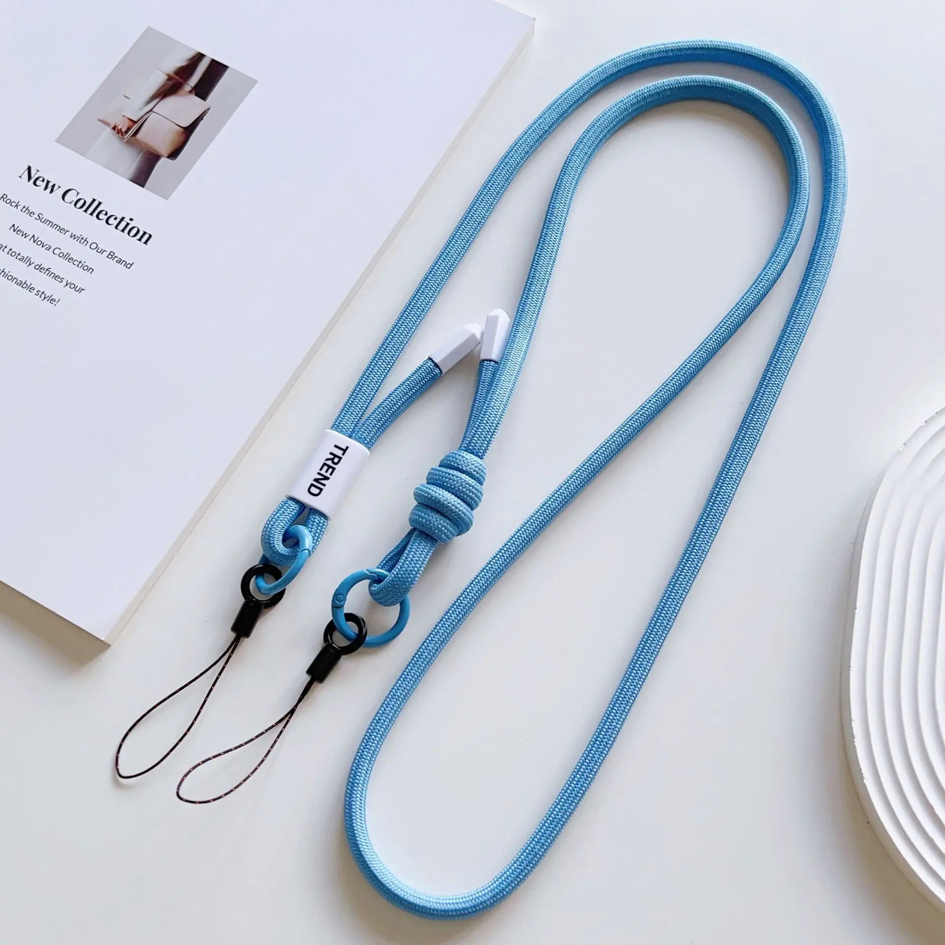 Adjustable Universal Phone Lanyard with Card Holder and Anti-Lost Feature