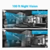ANNKE 4PCS Ultra HD 5MP CCTV TVI Camera Outdoor Waterproof Bullet Security Surveillance System EXIR Night Vision Email Alert Kit 4