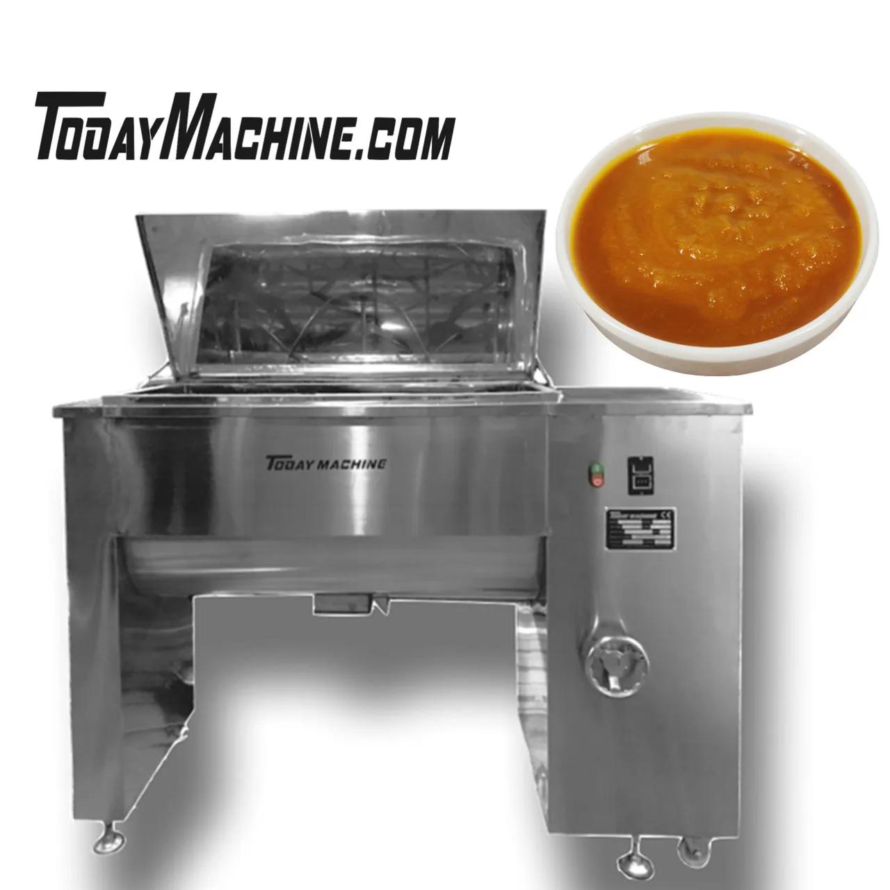 

Automatic Flour Paste Powder Horizontal Ribbon Blender Mixing Machine