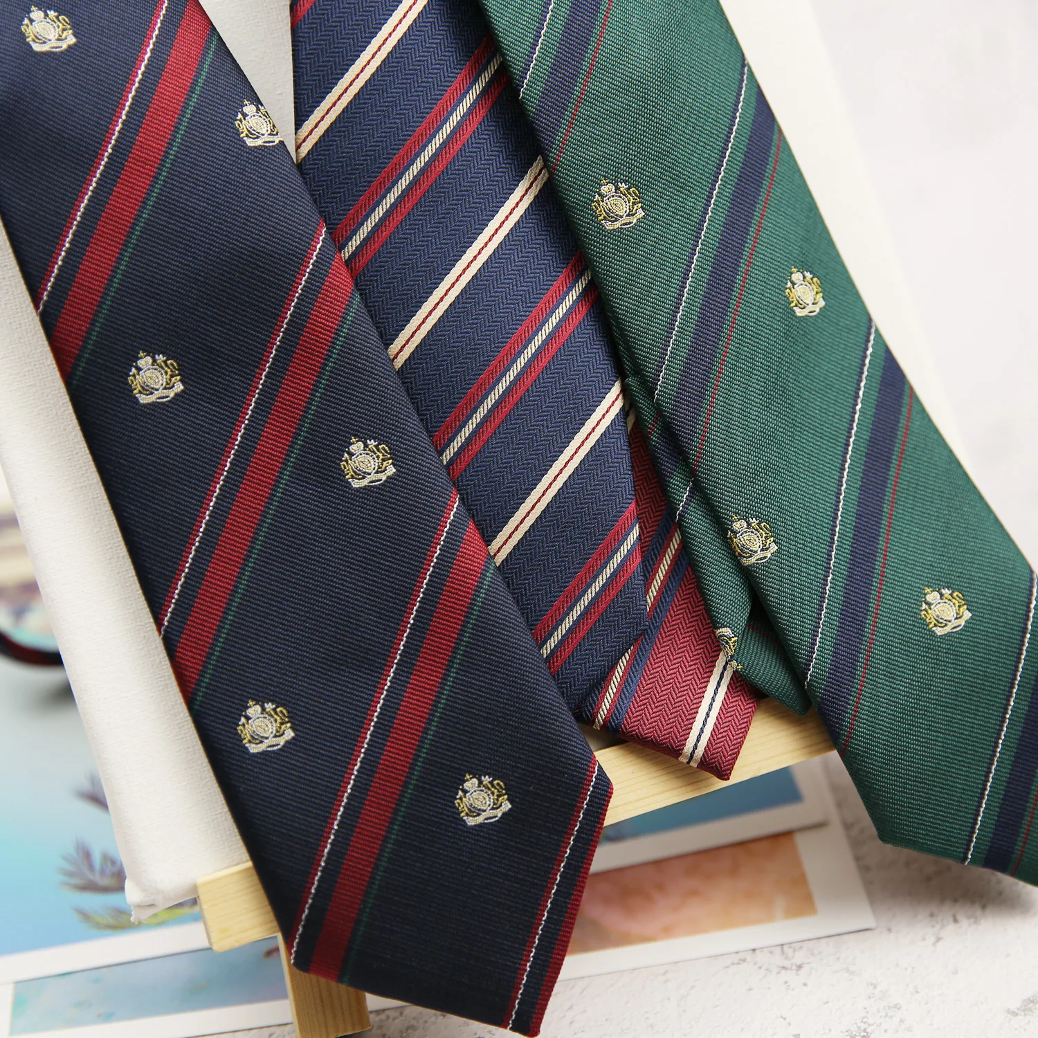Woven Necktie For Men Women Striped Lazy 7cm