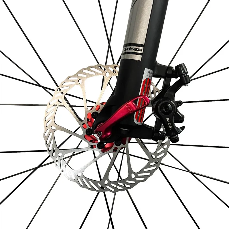 MTB Bicycle Front Rear Caliper Lever Rotors Set Line Pulling Mountain Road Bike