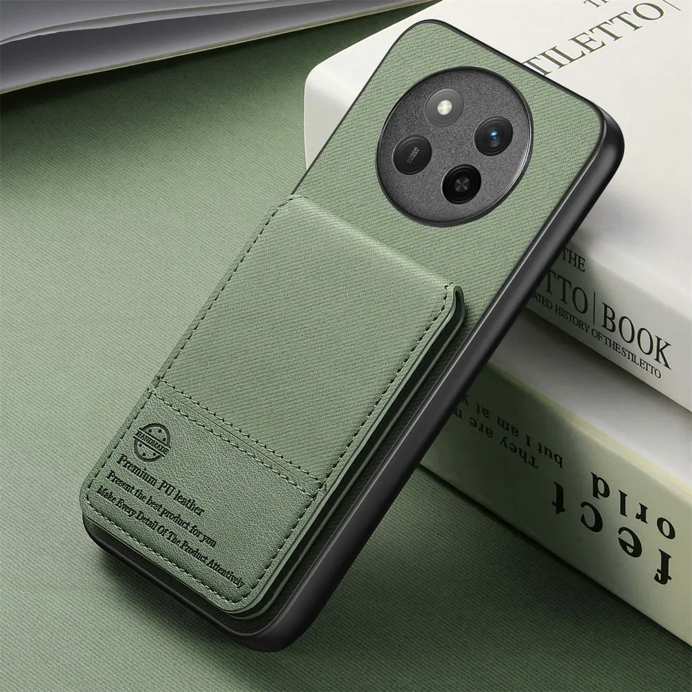 Luxury RFID Leather Card Wallet Case with Stand