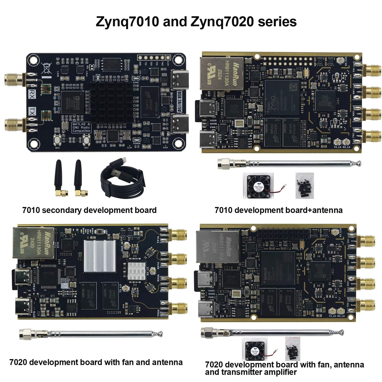 HamGeek SDR Radio Zynq7010 AD9363 SDR Software Defined Radio 
