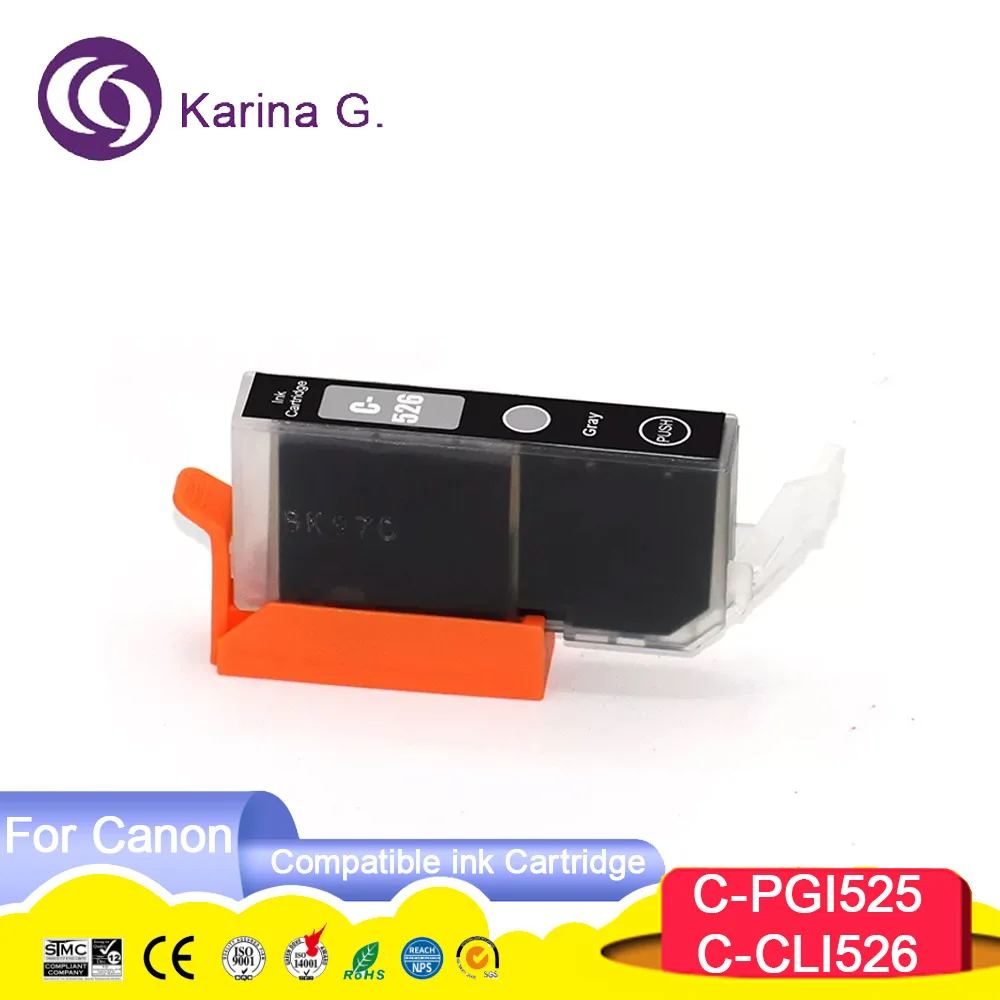 Compatible for PGI525 CLI526 PGI-525 PGI 525 ink cartridge for PIXMA MG6150 MG