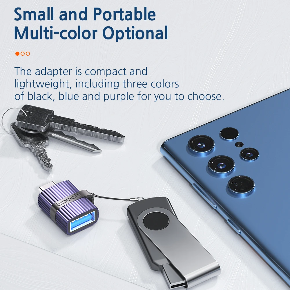 USB 3.0 To Type C OTG Adapter Type C To USB Micro Transfer Adapter for Macbook Xiaomi Samsung Laptop OTG Connector