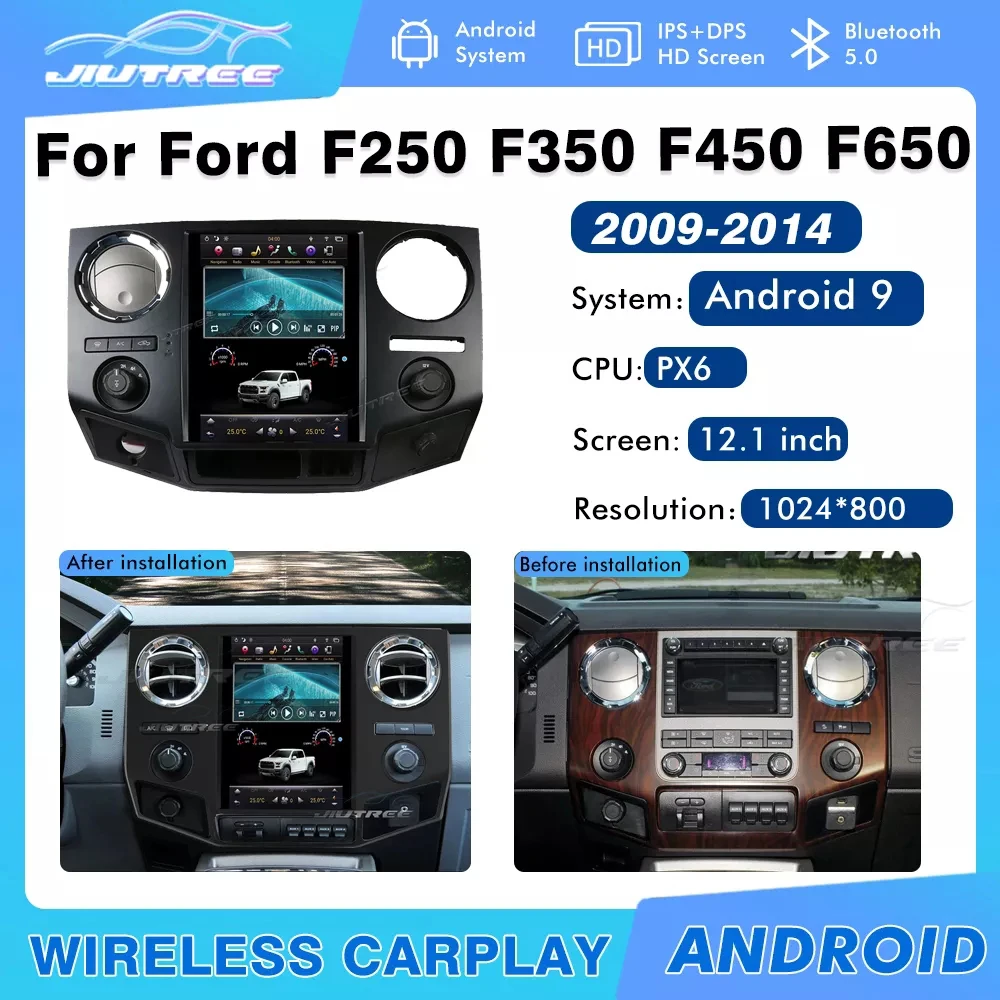 

For Ford Android Car Stereo F250 F350 F450 F650 2009 -2014 GPS Navigation Multimedia Player Auto Stereo Receiver Head Unit 2DIN