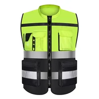 Construction Reflective Vest with Pockets