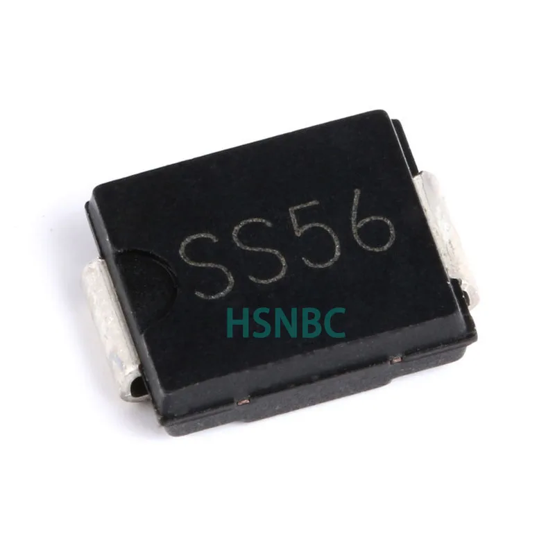 

100Pcs SS56 SMC(DO-214AB) 60V 5A 100% Новый оригинальный запас