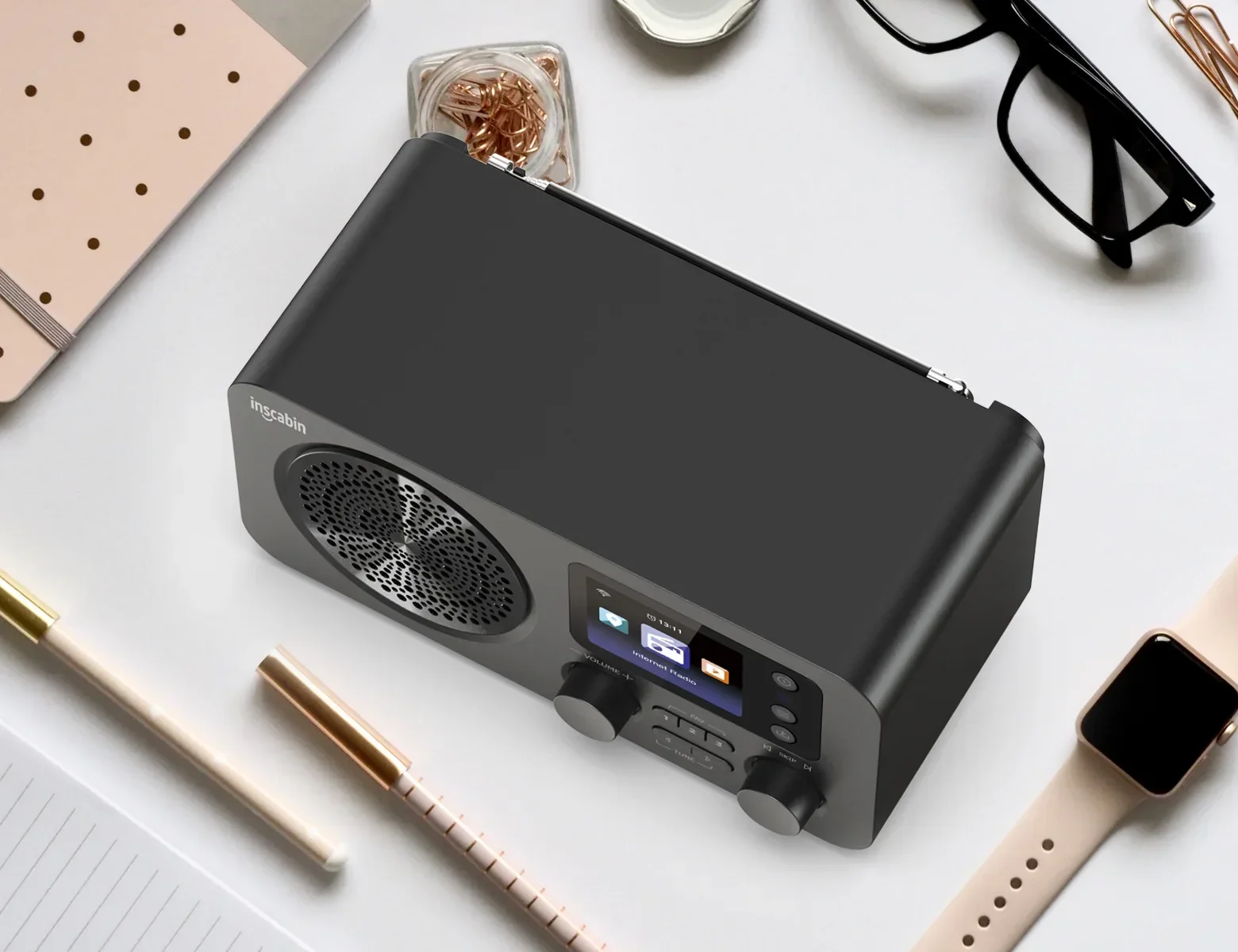 풀 기능 오디오 네트워크 라디오, DAB/DAB +/FM/ Spotify 홈 와이파이 라디오, 나무 블루투스 스피커, 신제품, 핫 세일