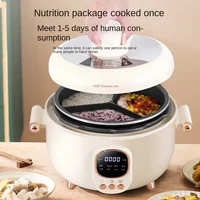 220V/Three-cell electric pressure cooker with internal bladder two-pot household high pressure double bladder rice cooker 1