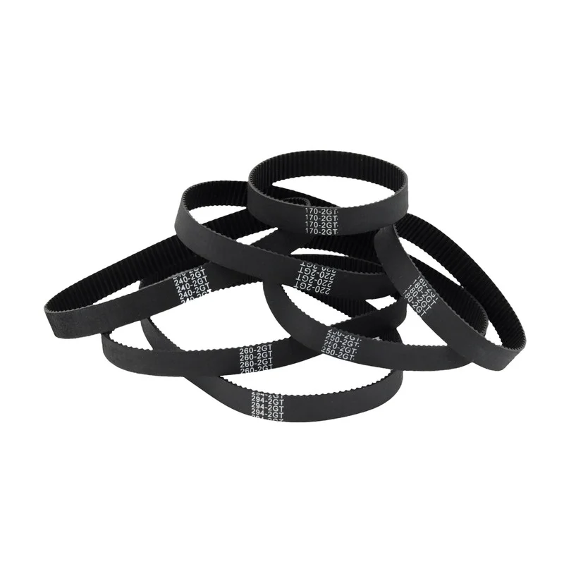 Rubber Belt GKTOOLS C-19 3D Printer GT2 10mm Closed Loop 2GT Timing Belt 170-294mm