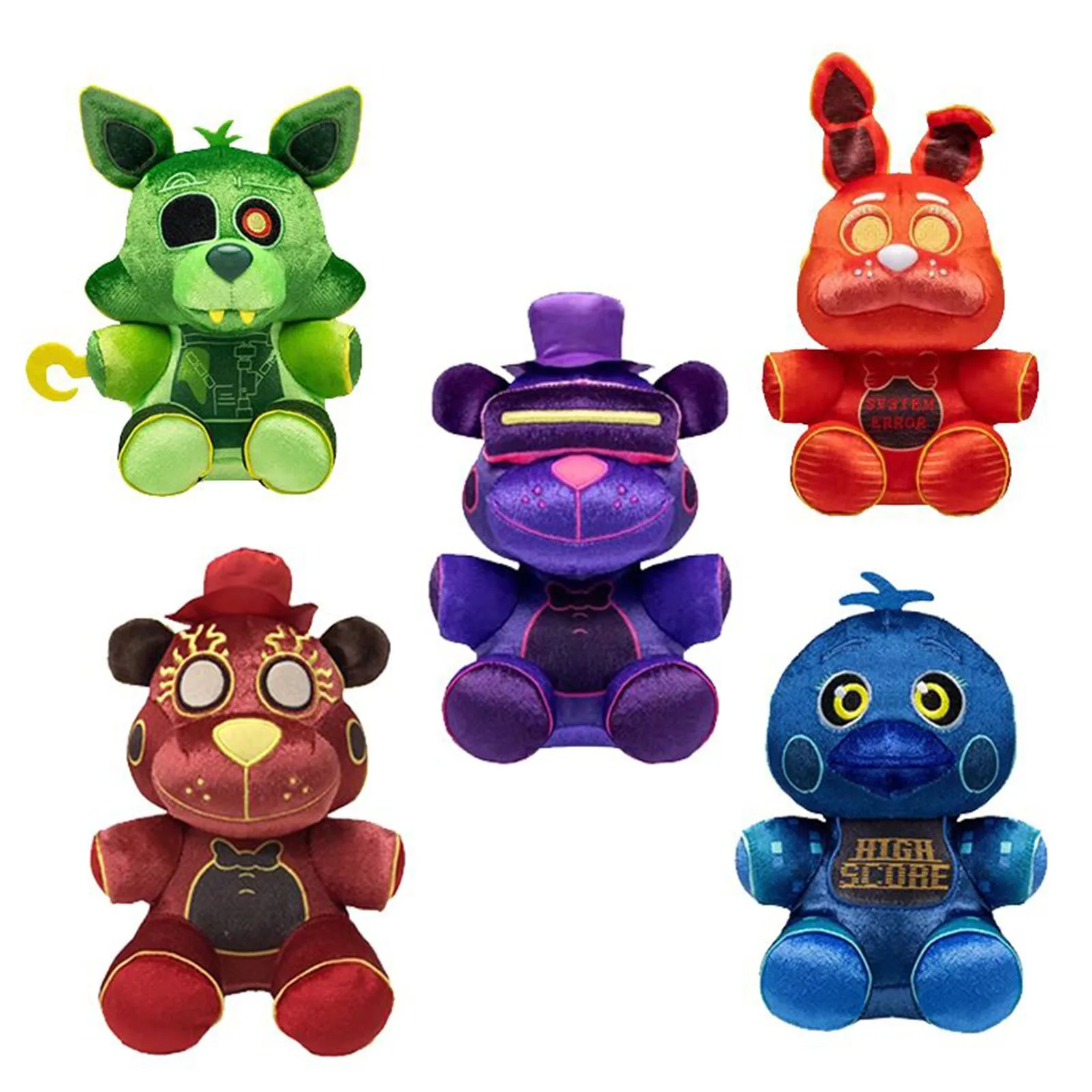 2022 New Fnaf Sundrop Plush Toy Security Bug Fnaf Mangle Foxy Freddy