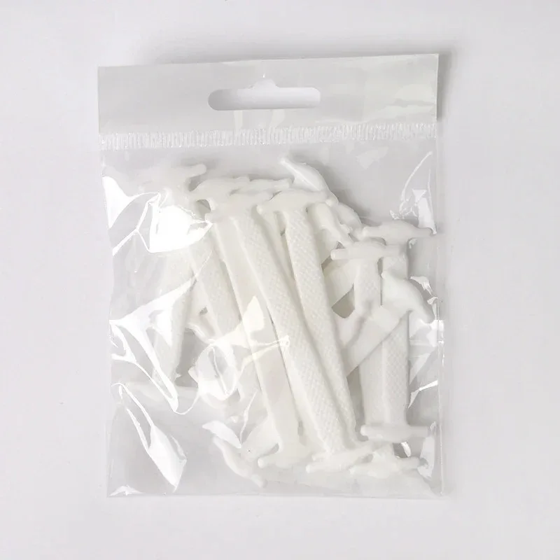 16 Lazy Shoelaces Silicone Quick Tie Elastic Women's and Men's Neckless Children's Adult Sports Shoes Accessories Convenient