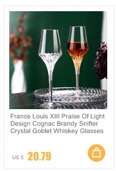 Crystal Cognac Brandy Snifter France Louis XIII XO Goblet Tulip