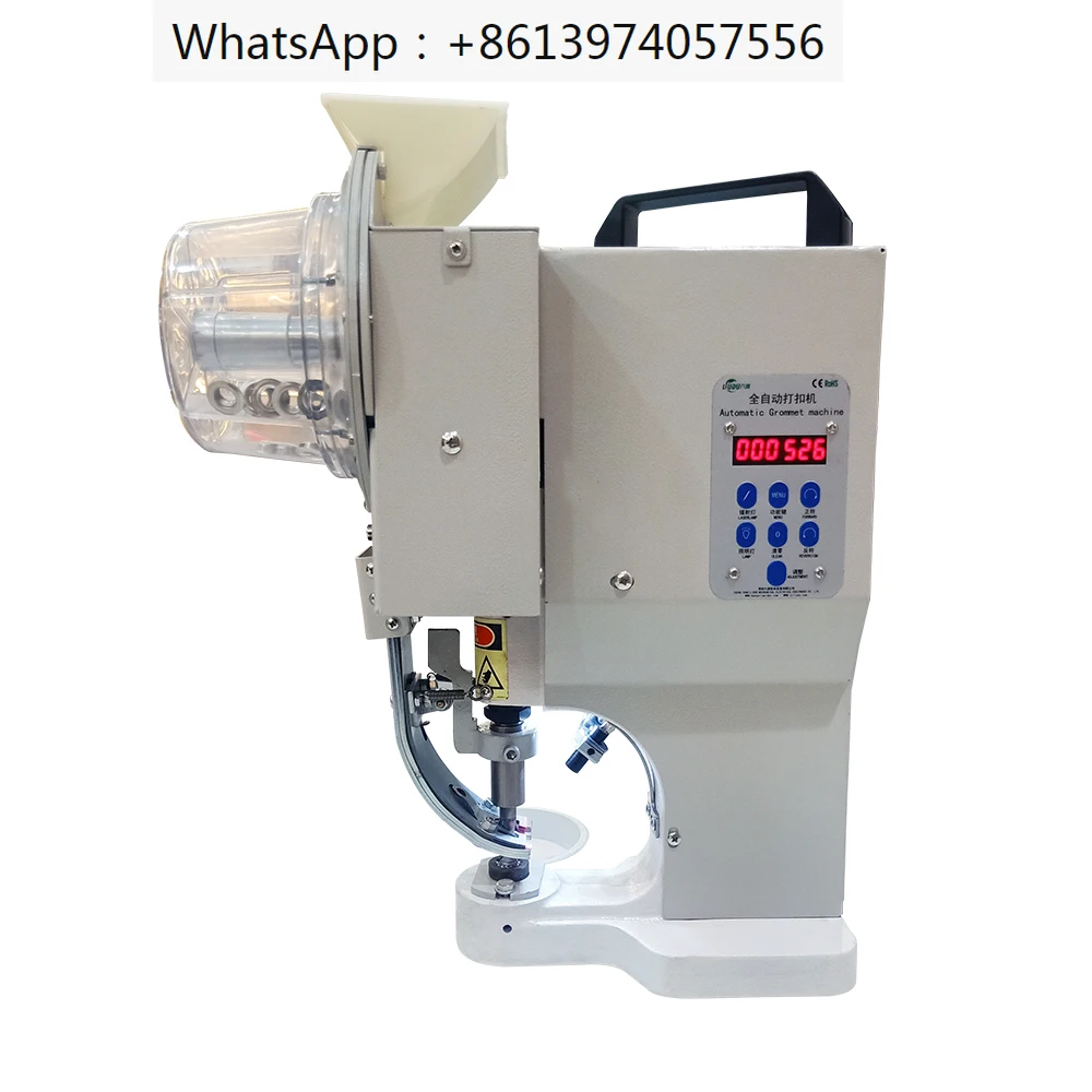 

Tina LD750A Electric Automatic Grommet Machine/ Eyelet Machine/ Hole Puncher 5mm 6mm 8mm 10mm 12mm