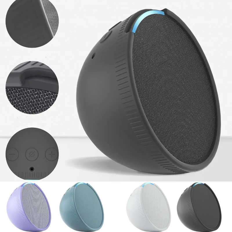 Altoparlante In Silicone Protettivo Per Custodia Echo Pop Coversleeve Copertura Protettiva Impermeabile Accessori Antiurto Per Altoparlanti Antigoccia