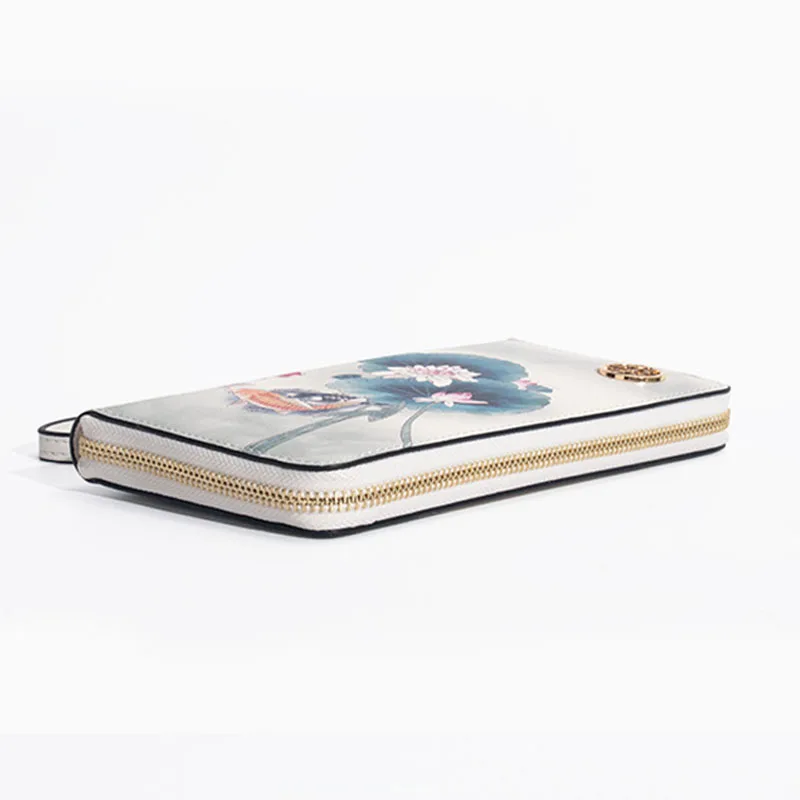 Women bags luxury brand high quality Wallet Large Capacity Women's Handbag real cowhide clutch bag genuine leather Women's bag