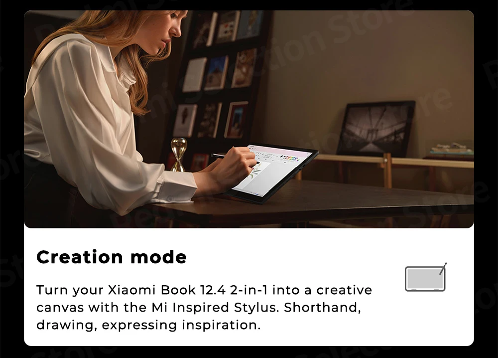 Xiaomi Book 12.4 Tablet: Snapdragon 8cx Gen2, 8GB RAM, 256GB Storage, 2.5K Touch Screen PC Description Image.This Product Can Be Found With The Tag Names Computer Office, Laptop, Laptops
