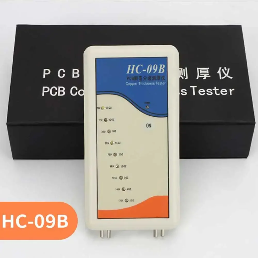 

Copper Thickness Tester Copper Plate Thickness Tester Pcb Circuit Board Copper Clad Plate Classification Tester Nine Grade 09B