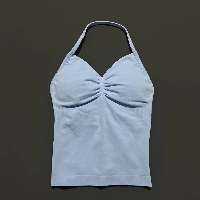 HISTELLO Df Dupe Gym Longline Strappy Top Yoga Vest Woman Backless Tank Tops Sports Fitness Bras Running Workout Gym Halter 109 S91f15ebfb4b24305afbc49f9238fef60R
