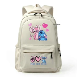 Stitch School Backpack Children School Bags Girls Daypack Kids Adolescent Bags Kawaii Waterproof Large Capacity Backpack