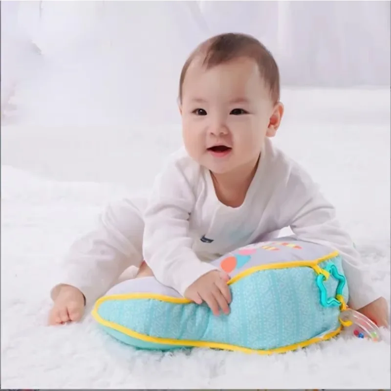 New Baby Pillow Tummy Time Toy  Lying Pillow High Contrast Double-Sided Sensory Toy Newborn Head-up Training Baby Pillows Gifts 2