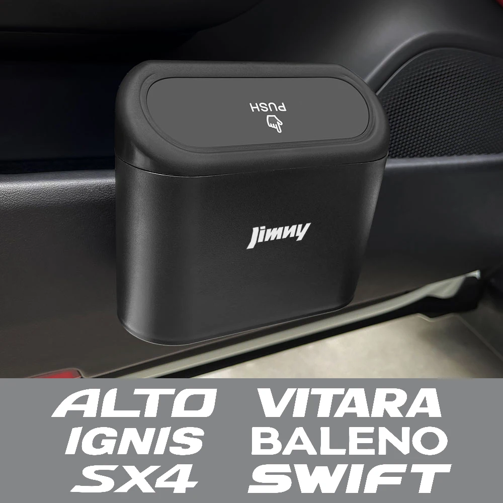 Car Trash Bin For Suzuki Jimny Swift Ignis Grand Vitara Alto Baleno Sx4