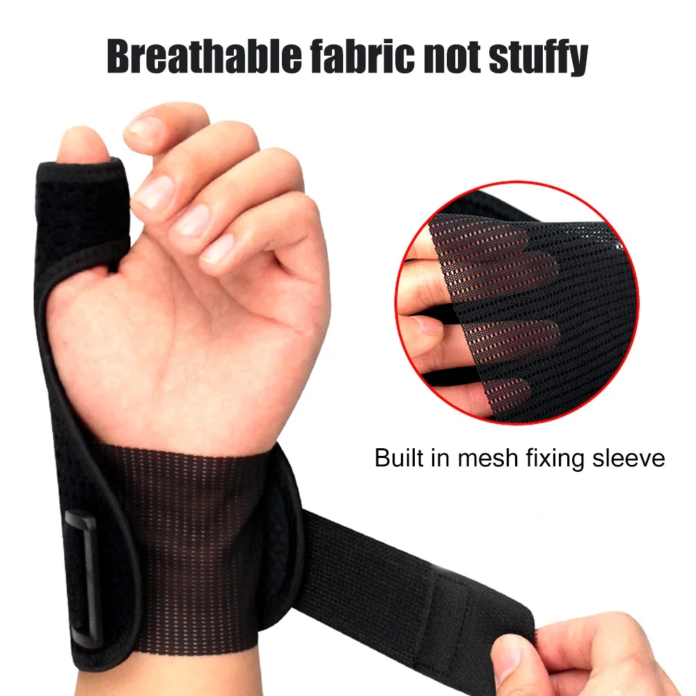 1Pcs Wrist Thumb Support Brace Wrist Splint Tendonitis Arthritis Breathable Thumb Protector Guard Fits Right and Left Hand wrist guards
