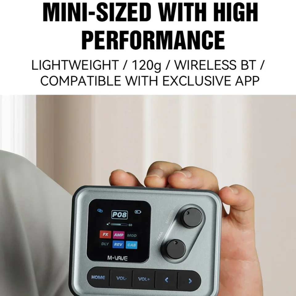 M-VAVE POCKET AMP Mini Guitar Bass Amp 1.54