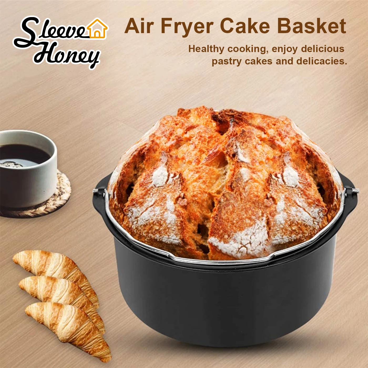 

Air Fryers Baking Pan Oven Pressure Cookers Pot Cake Mould Non Stick Roasting Bakeware Baking Basket Pizza Plate Kitchen Tools