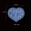 1pcs/Lot Japanese Soft Silicone Nail Peach Heart Bow Mold 3D Carved Cartoon Template Nails Accesories For Salon DIY 6
