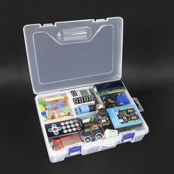 Comprehensive DIY Electronics Starter Kit with 40+ Projects and Online Tutorial (Plastic package)