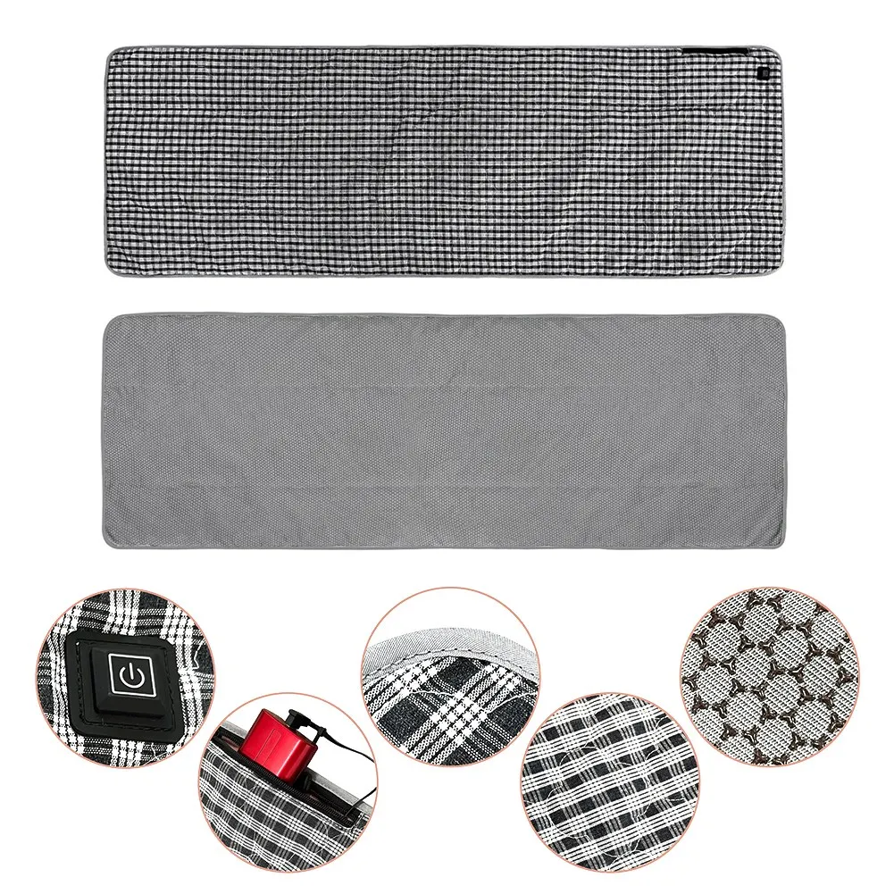 

1pc Heated Sleeping Pad Nature Hike Sleeping Bag Inner Cotton Layer Warm 180*60cm Skin-friendly Fabric Camping Supplies
