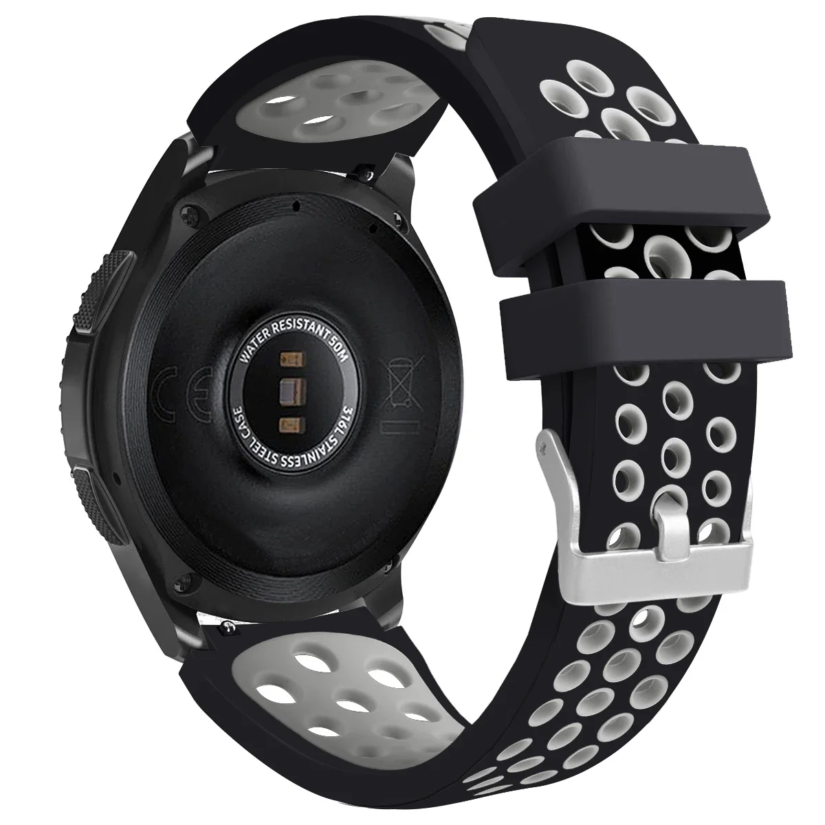 Enhanced Silicone Band for Smartwatches - Original Strap for 45mm/22mm Watches