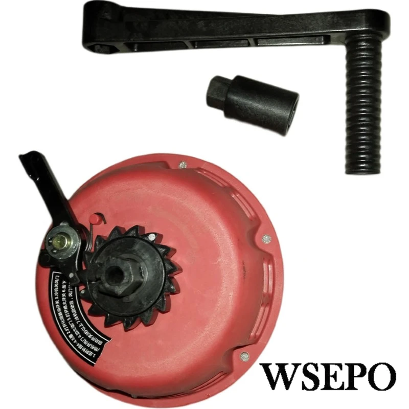 Brush Cutter Starter Hand Rotate (Pull-Free) Starter Kit Fits 168F 170F GX160 GX200 Or Similar Universal Model 6.5HP 7HP 212CC OHV Small Gasoline