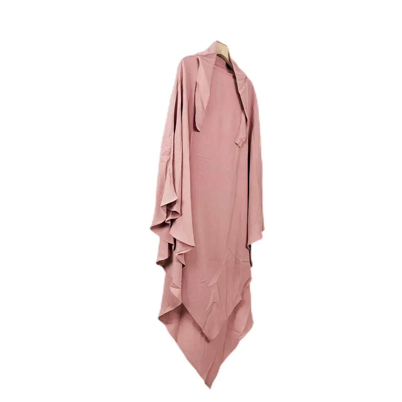 Islamic Prayer Hijab Khimar Muslim Women Niqab Ramadan Overhead Solid Color Middle East Arab Nigeria Turkey muslim fashion
