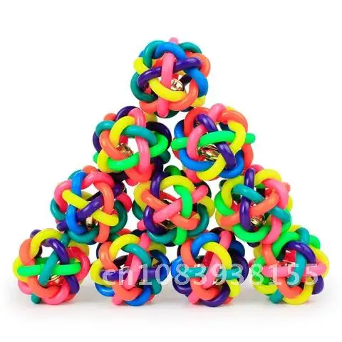 

1pcs Small Dogs Toys Pets Bite Resistant Ball Diameter 5cm Squeaky Pet Dog Ball Toy Rubber Chew Puppy Dog Stuff