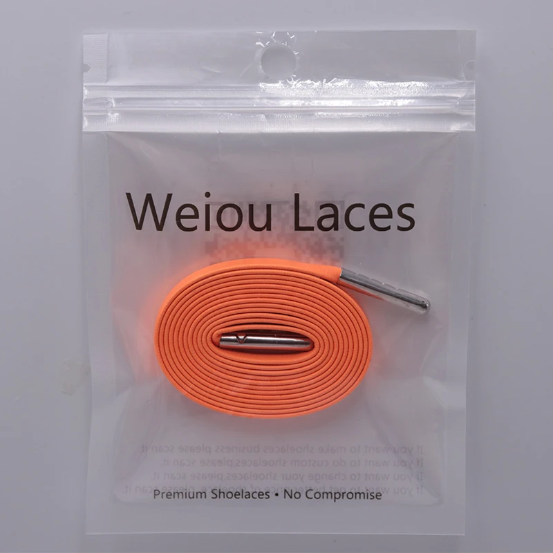 Official Weiou Eye-Catching Laces 7MM Best PU Leather Shoelaces Ultra Durable Cords Clothing Business Bootlace With Metal Aglets