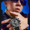 BORUSE All-waterproof Watch Men's Luminous Quartz Watch Leisure Sports Multi-functional Timer 3