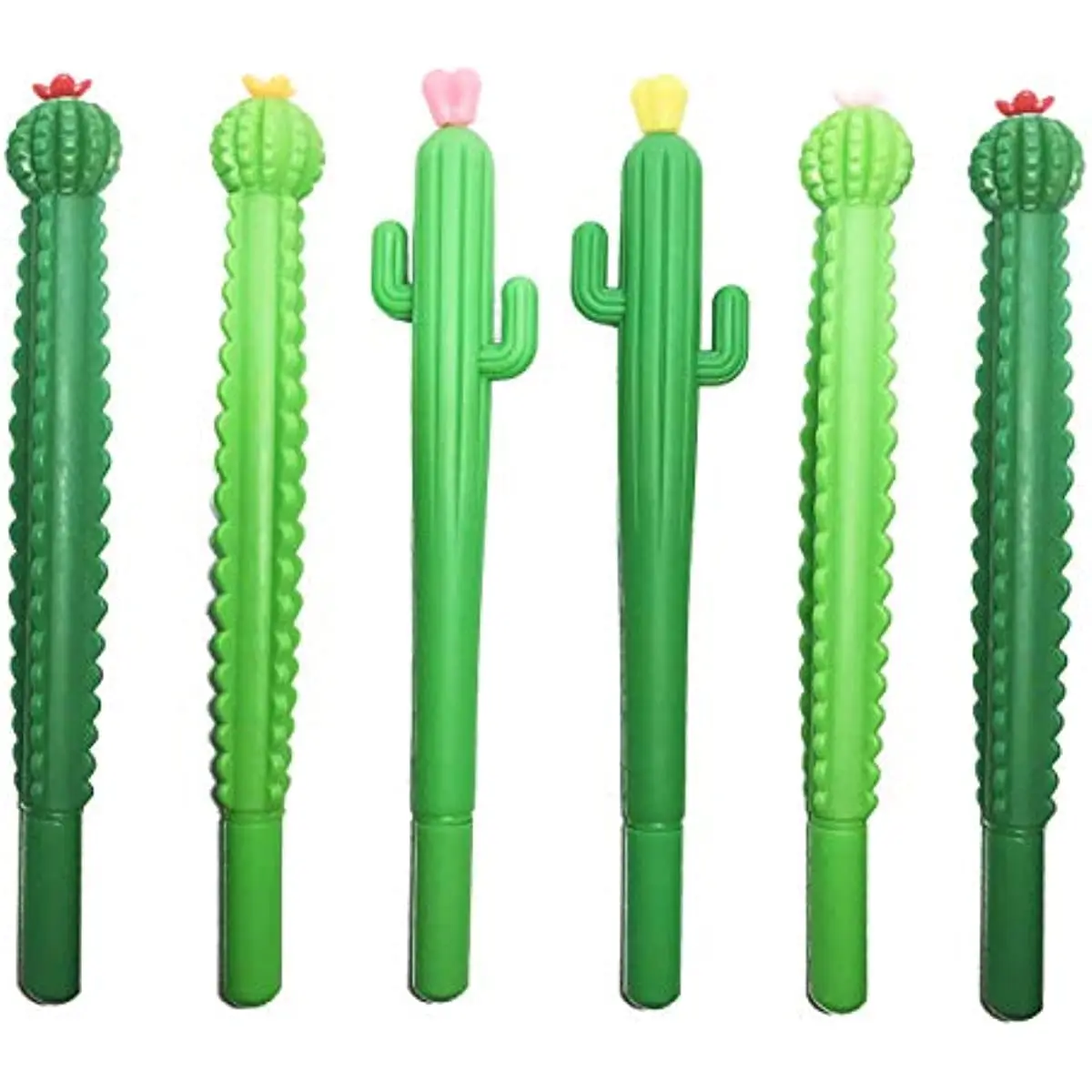 36 pcs wholesale Barrel Cactus Pens Saguaro Cactus Pens Assorted Gel Pens Cute Stationary Souvenir Pens