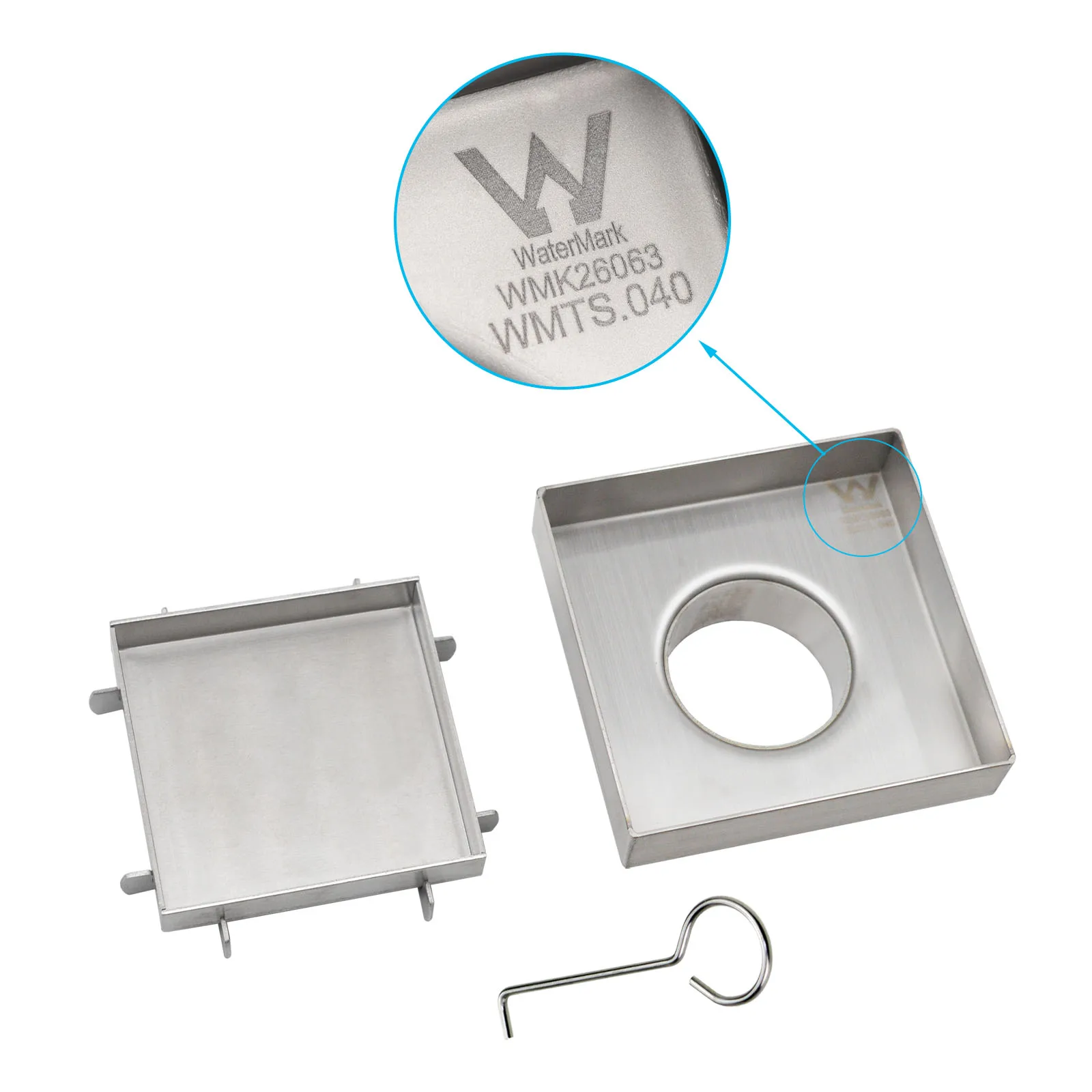 **Sydney Stocks** KYLINS SUS304 100/150/200mm Tile Insert Shower Grate Floor Drain Outlet Waste Brushed Gold Black Gun Metal